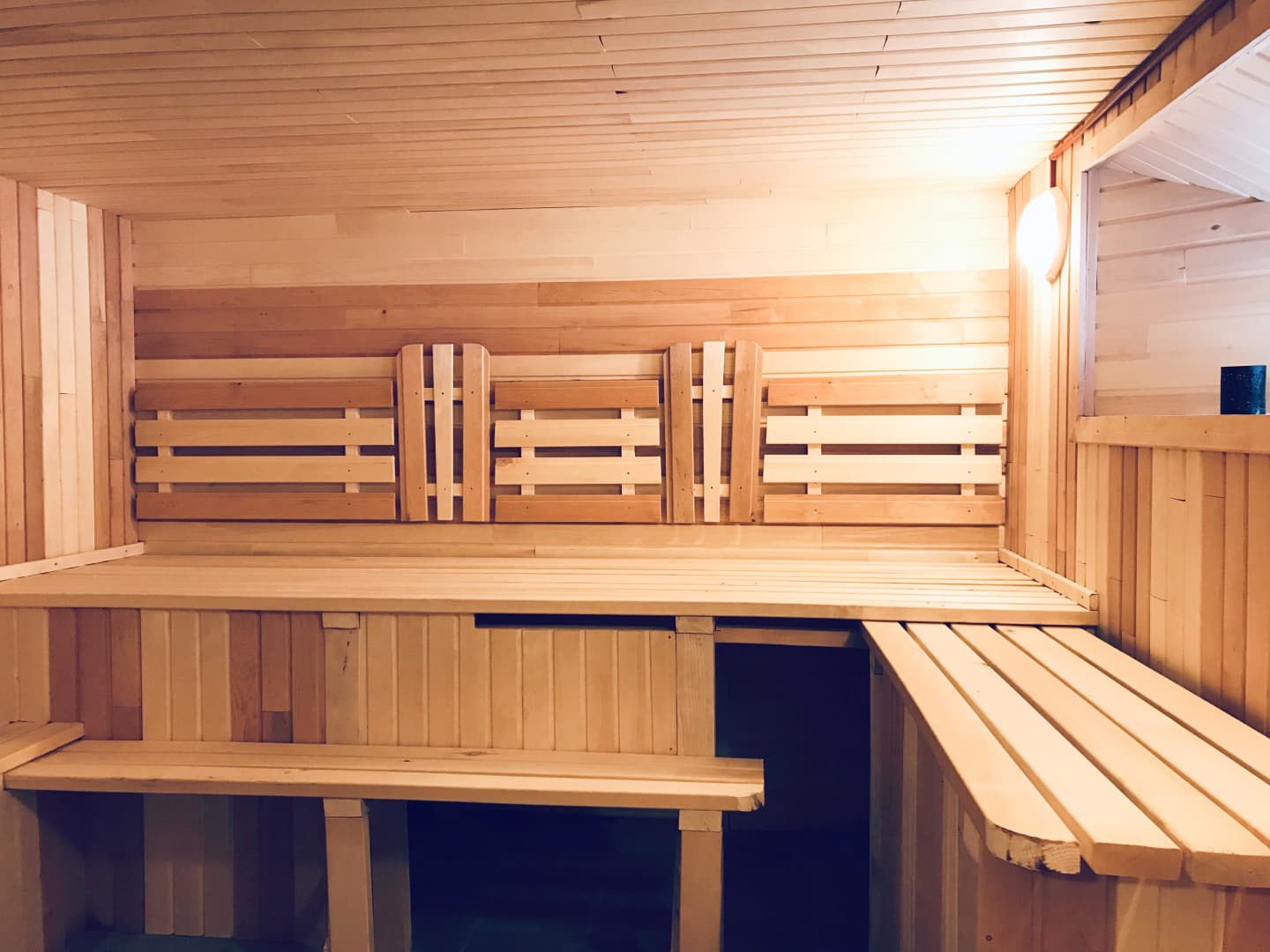 Sauna with guesthouse